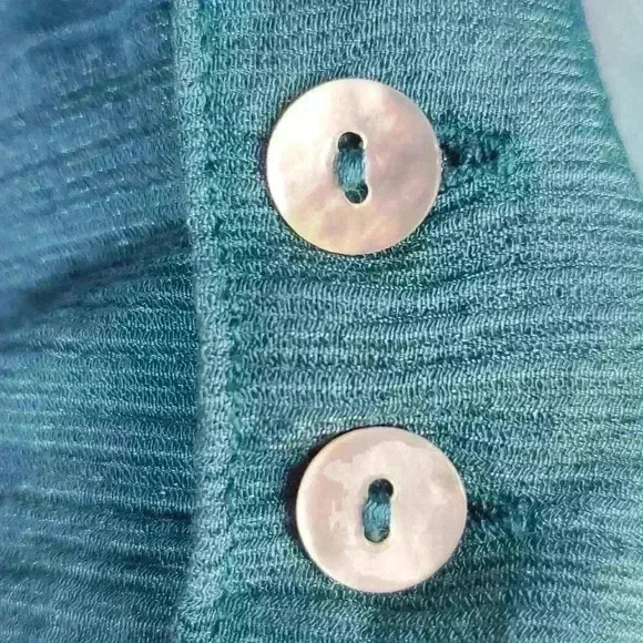 Qsw Quiksilver Collection Gauzey Semi Sheer Convertible Sleeve Beach Shirt Sz S - Picture 7 of 11